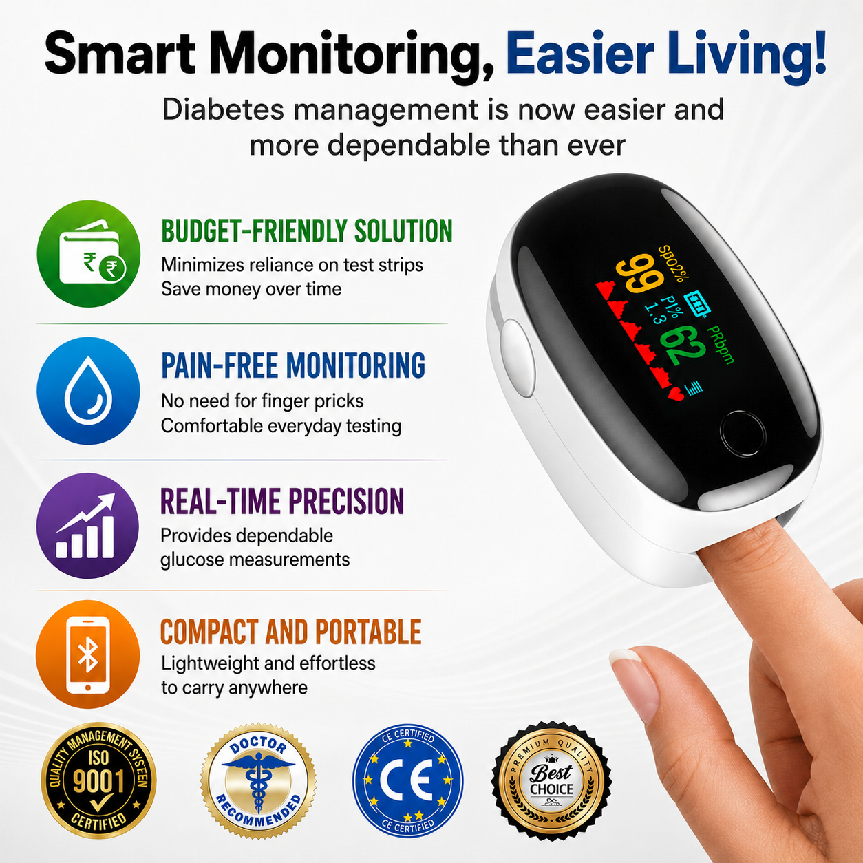 🔥Gluco One™🔥 - High-Precision Glucose Monitoring Device | Imported From USA | 🚨Limited Stock Available🚨