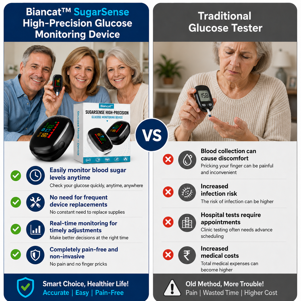 🔥Gluco One™🔥 - High-Precision Glucose Monitoring Device | Imported From USA | 🚨Limited Stock Available🚨